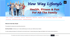 Desktop Screenshot of newwaylifestyle.com